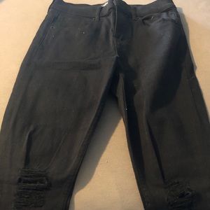 Size 2s black ripped jeans BRAND NEW